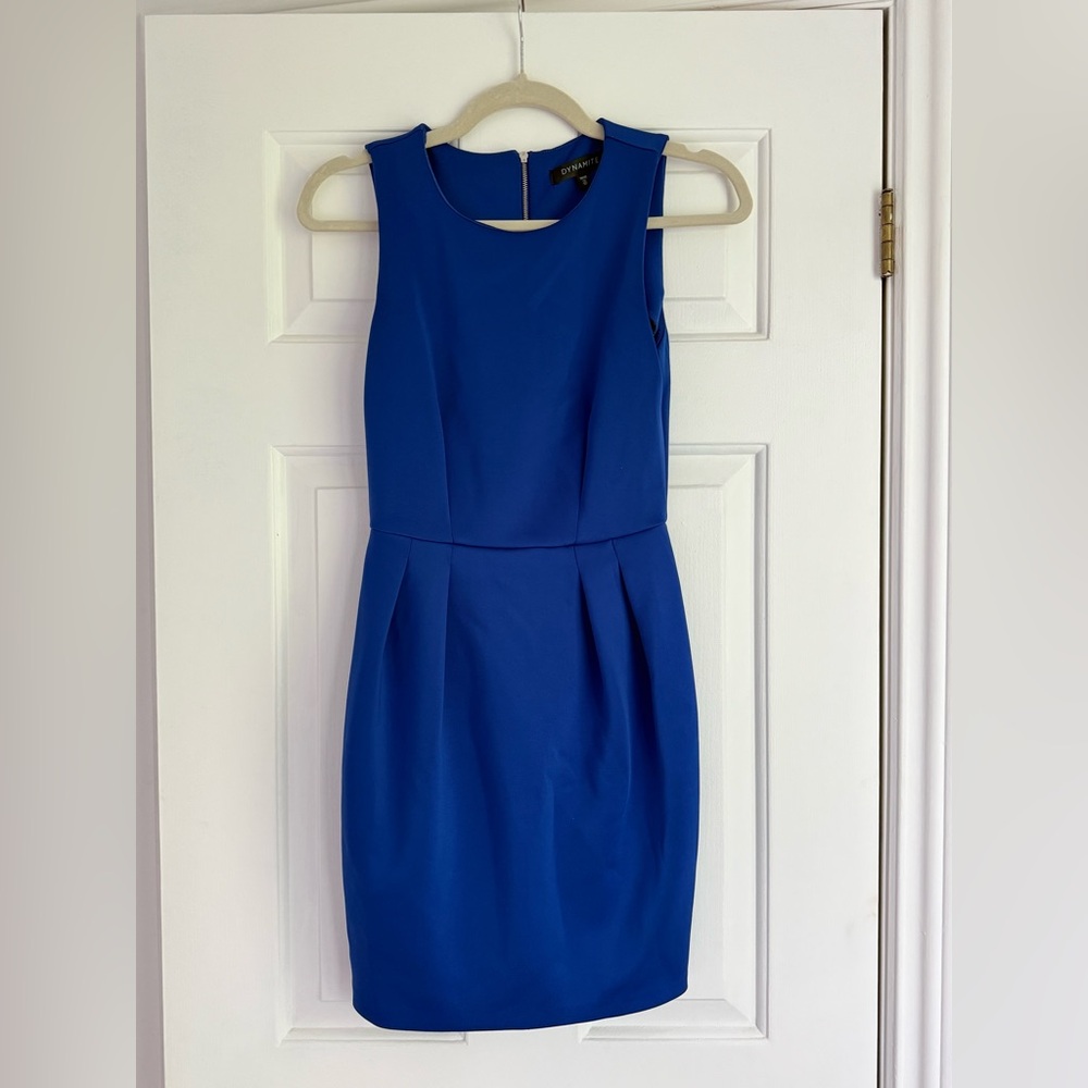 Dynamite Royal Blue Sleeveless Mini Dress